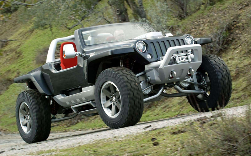 Illustration for article titled Concept Car Face-Off: Sbarro Monster G Vs. Jeep Hurricane